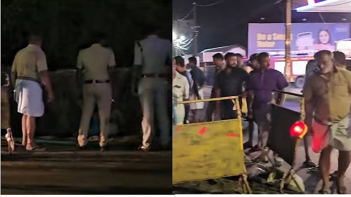 സിറ്റി ഗ്യാസ് പദ്ധതിക്കായി എടുത്ത കുഴിയില്‍ സ്‌കൂട്ടര്‍ യാത്രികന്‍ വീണു; അത്ഭുതകരമായി രക്ഷപ്പെട്ടു